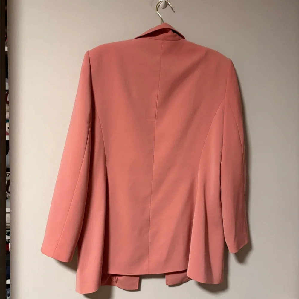 Le Suit Vintage Pink Blazer Jacket 16 - Picture 6 of 6